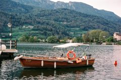 Boat on Lago di Caldonazzo, Italy